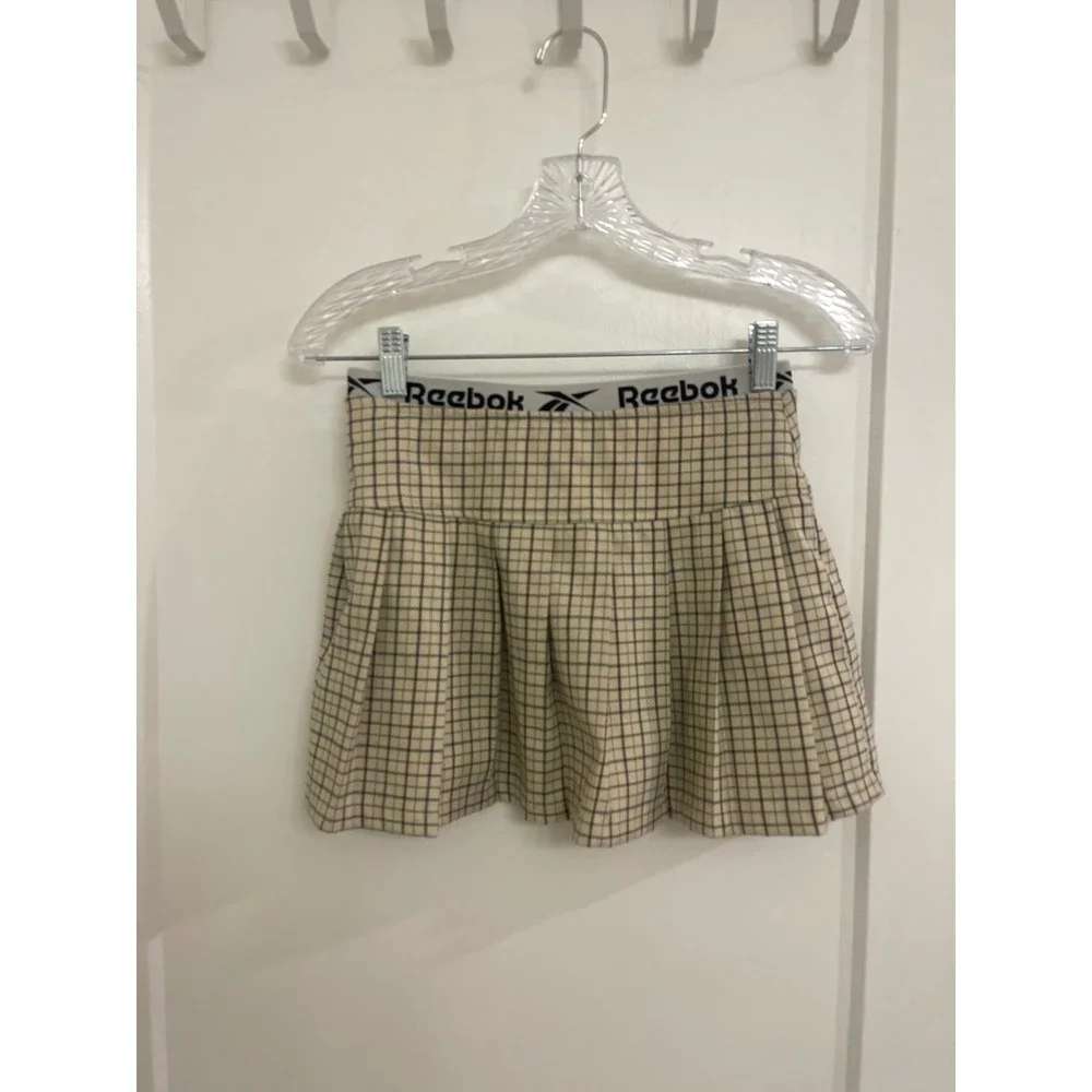 Reebok Checkered‎ Mini Tennis Skirt Coquette Sporty Retro